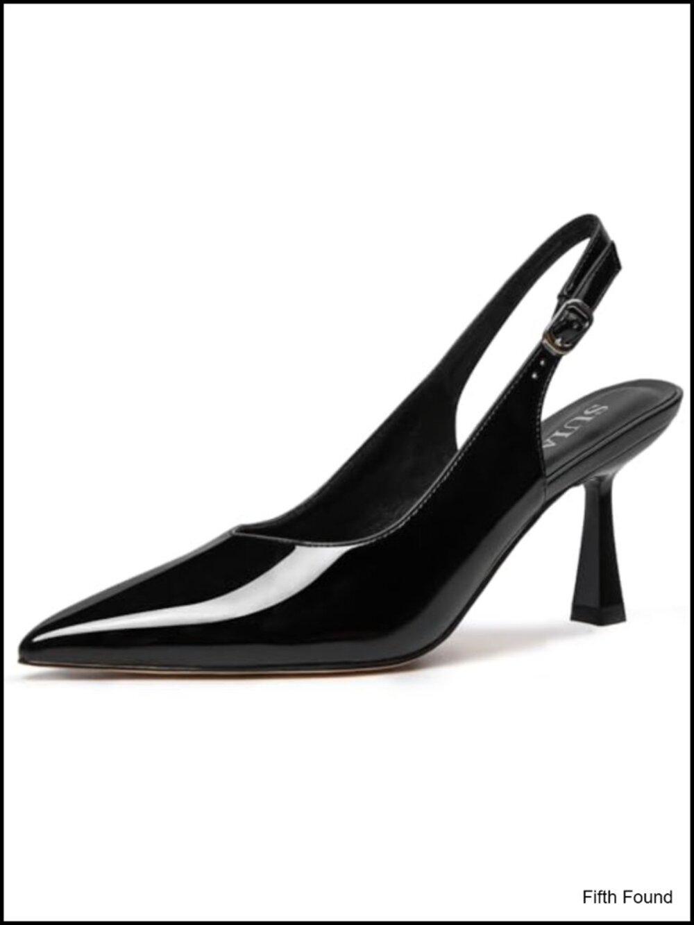 Slingback Kitten Heel Pointed Toe Wedding Pumps with Lace Mesh Pearl Accents